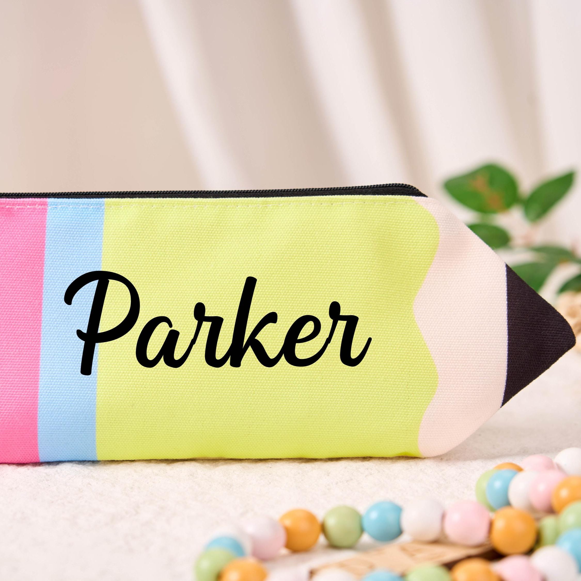 Personalized Back To School Pencil Storage