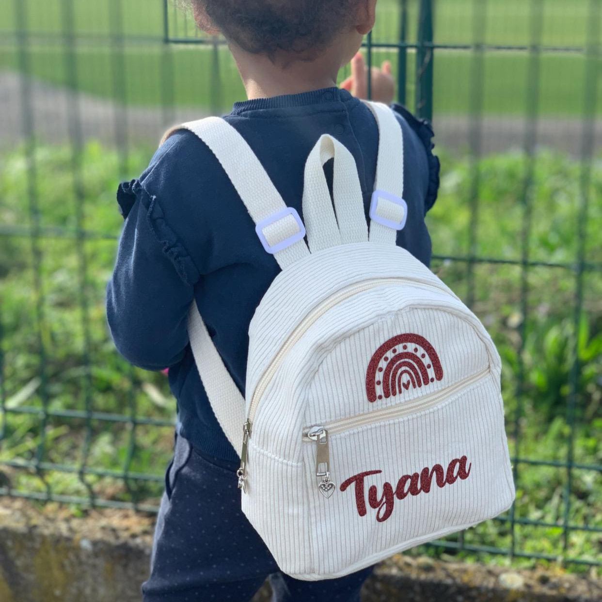 Personalized Corduroy  Mini Backpack