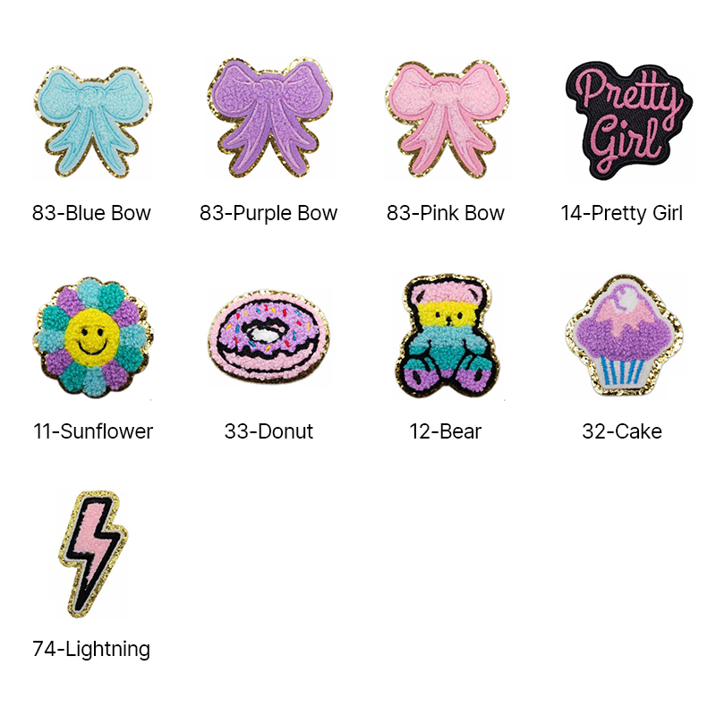 Chenille DIY Iron On Patch