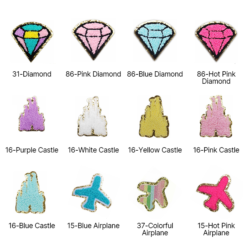 Chenille DIY Iron On Patch