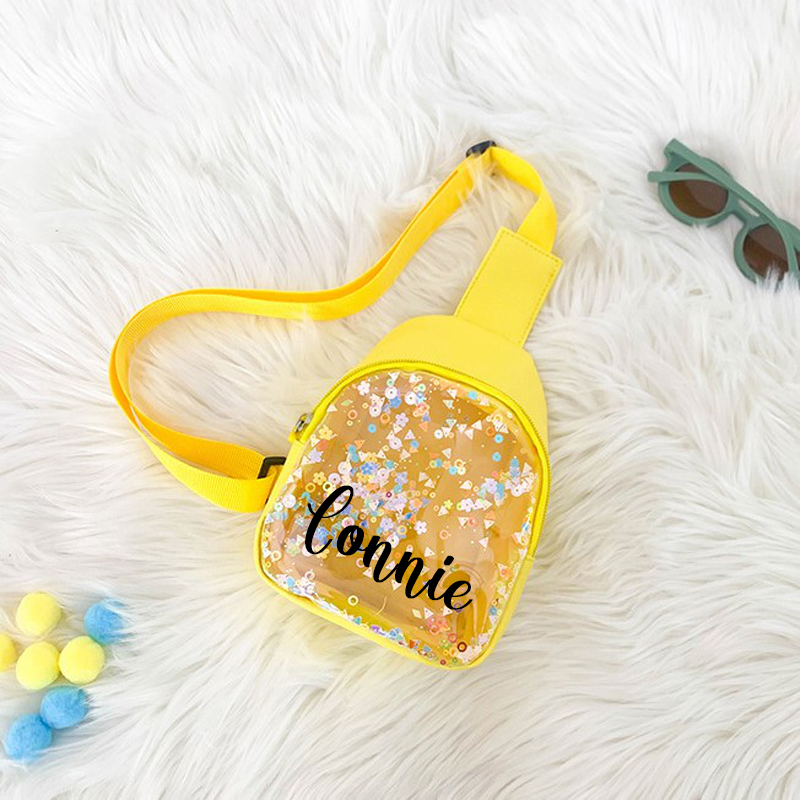 Personalized Kids Sparkle Sling Bag