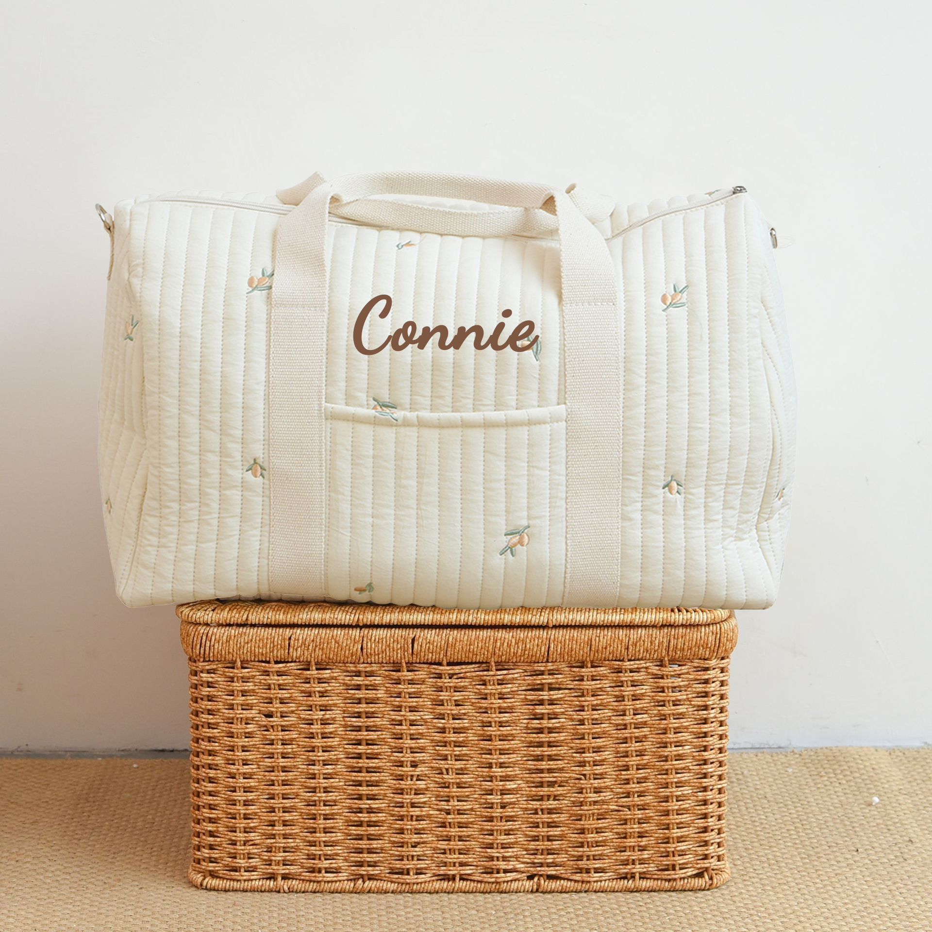 Personalized Mama and Baby Adorable Duffle Bag