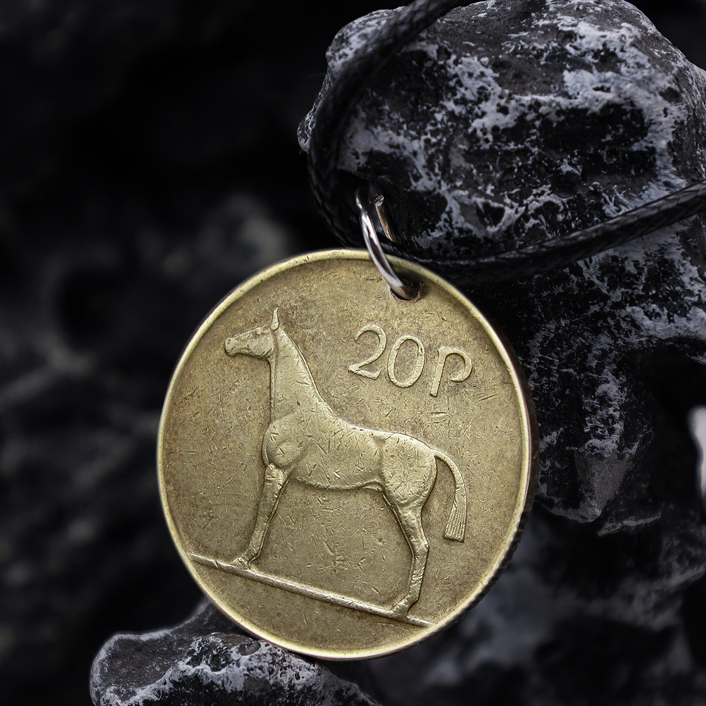 FREE TODAY:Horse Coin Necklace Pendant Women Men Bohemian Style Coin Jewelry