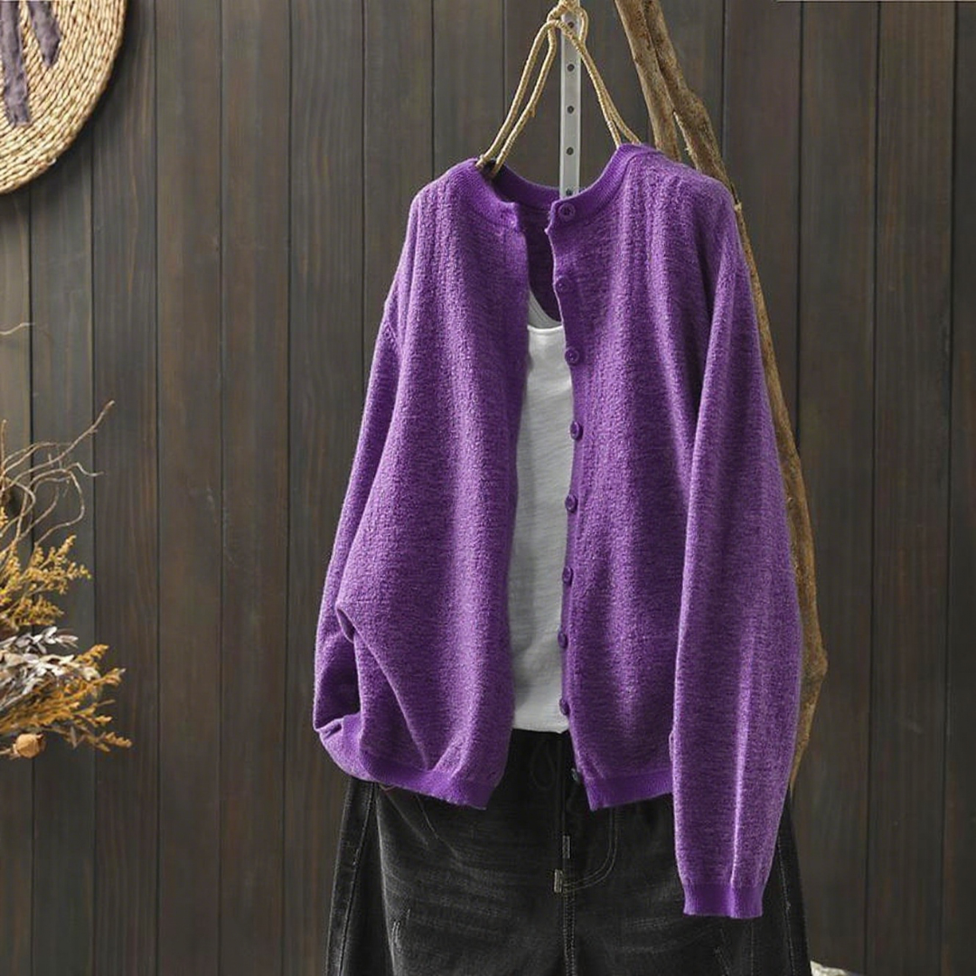 Temperament Casual Color Blocked Sweater