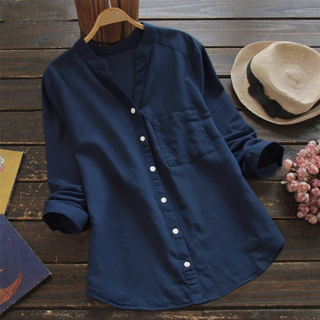 Linen Cotton Casual Loose Shirt-Buy 3 Free Shipping