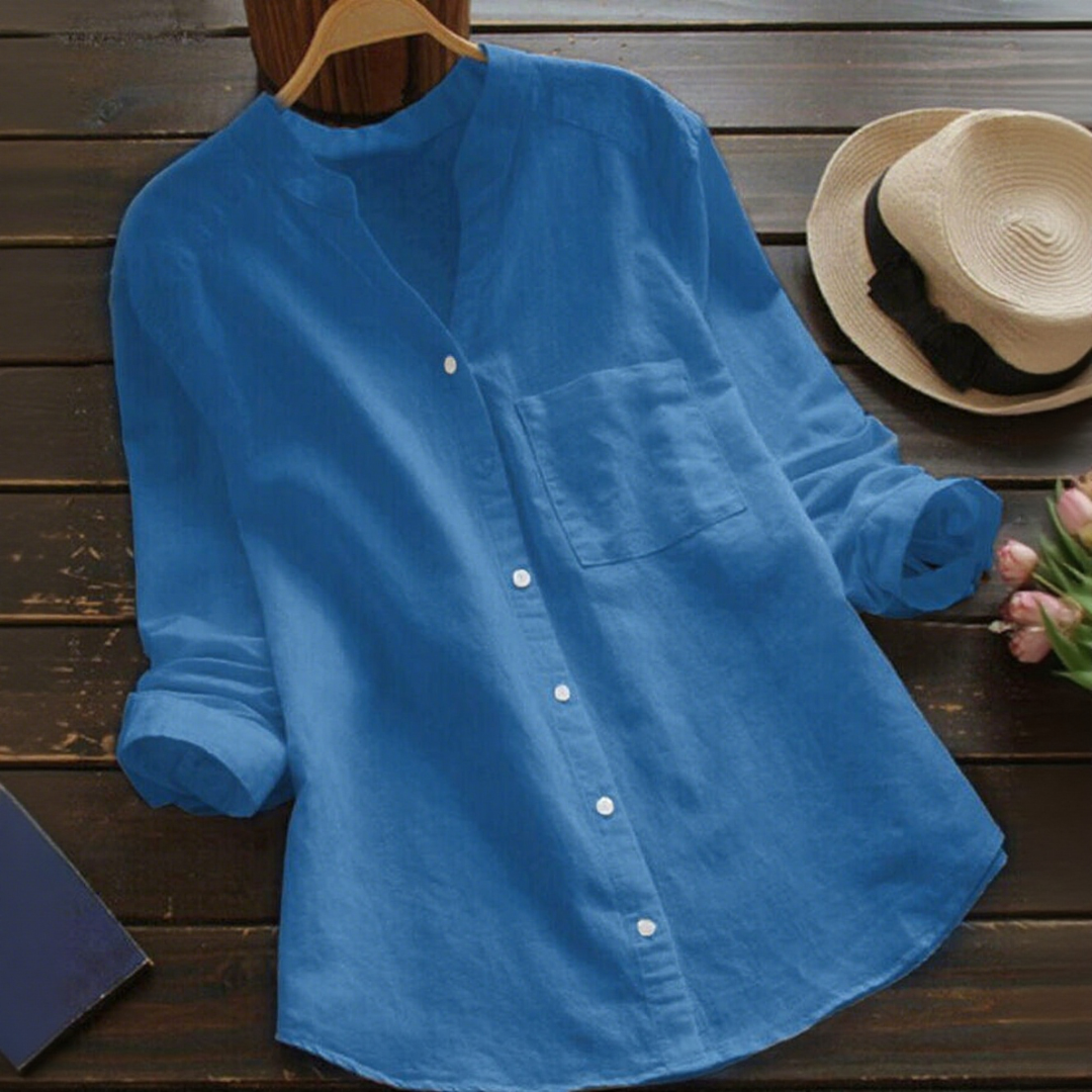 Linen Cotton Casual Loose Shirt-Buy 3 Free Shipping