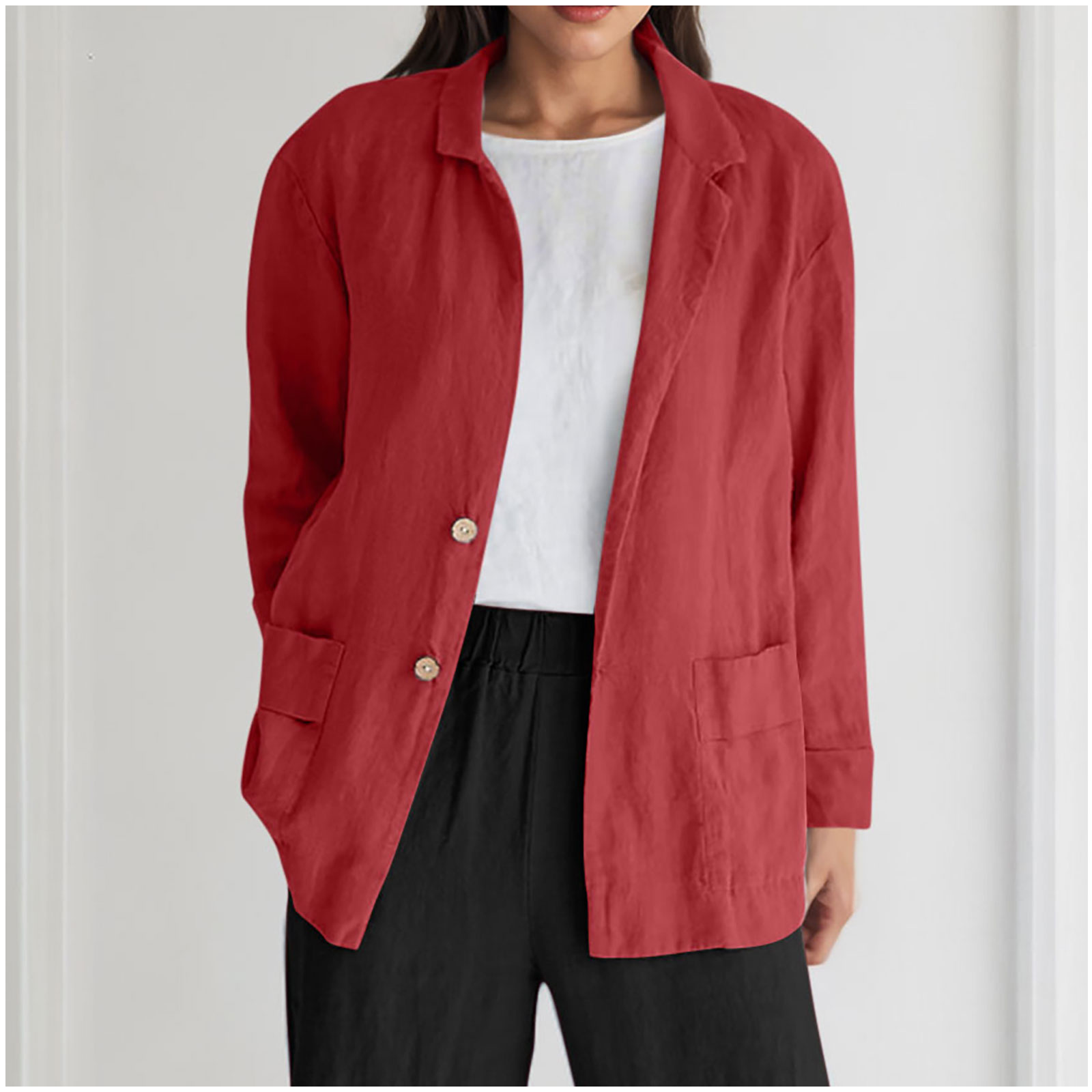 🔥Spring Sale 50% OFF🔥 Lightweight Cotton Linen Breeze Blazer
