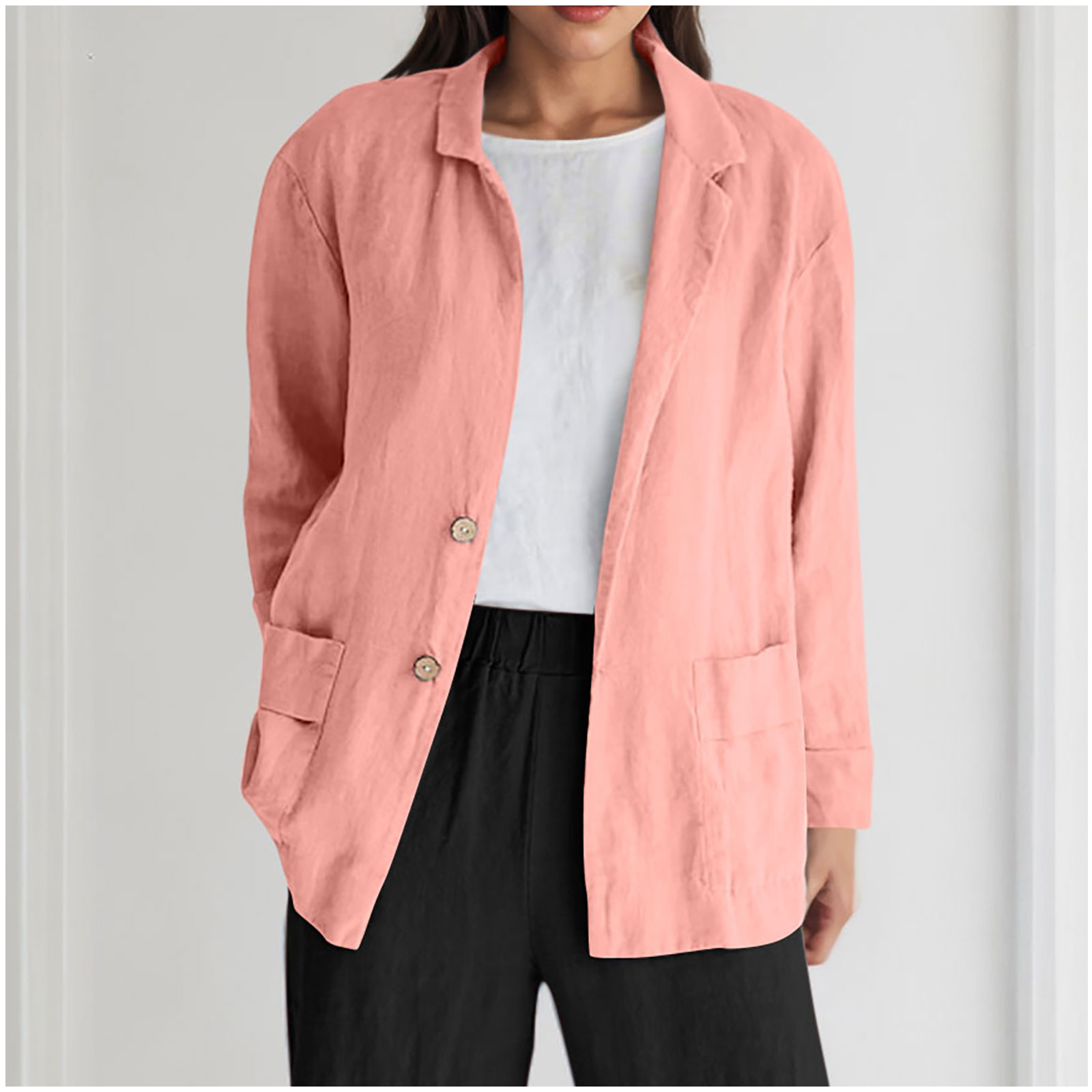 🔥Spring Sale 50% OFF🔥 Lightweight Cotton Linen Breeze Blazer