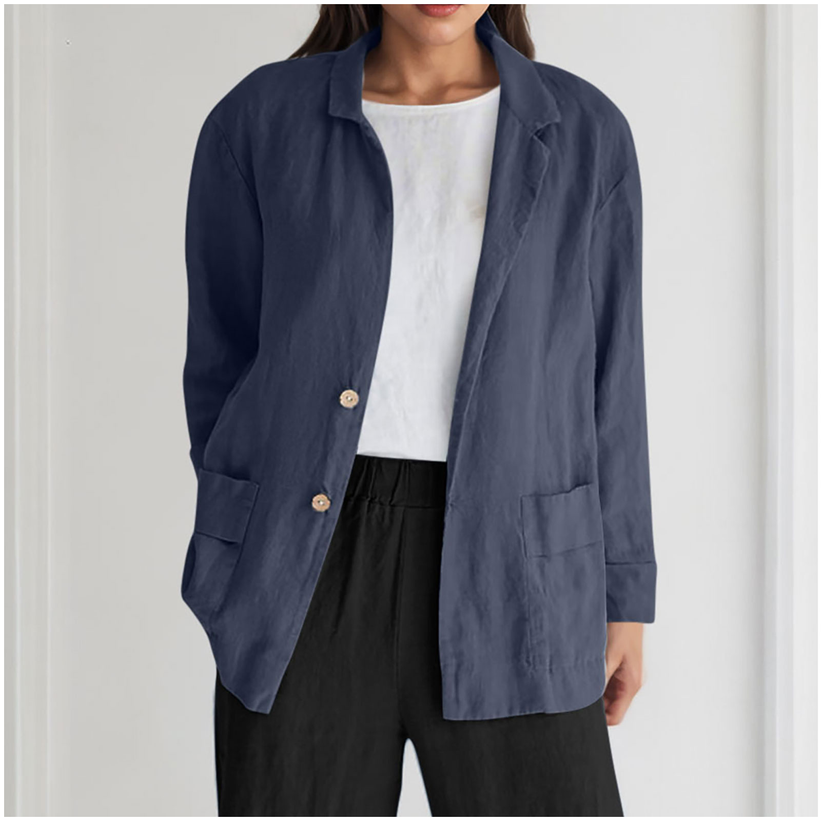 🔥Spring Sale 50% OFF🔥 Lightweight Cotton Linen Breeze Blazer