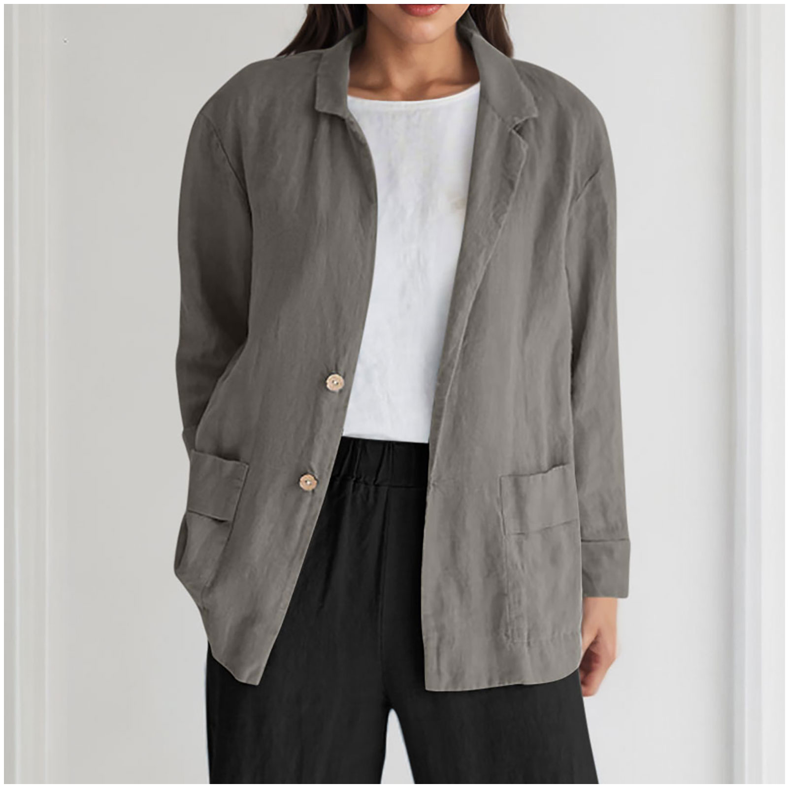 🔥Spring Sale 50% OFF🔥 Lightweight Cotton Linen Breeze Blazer