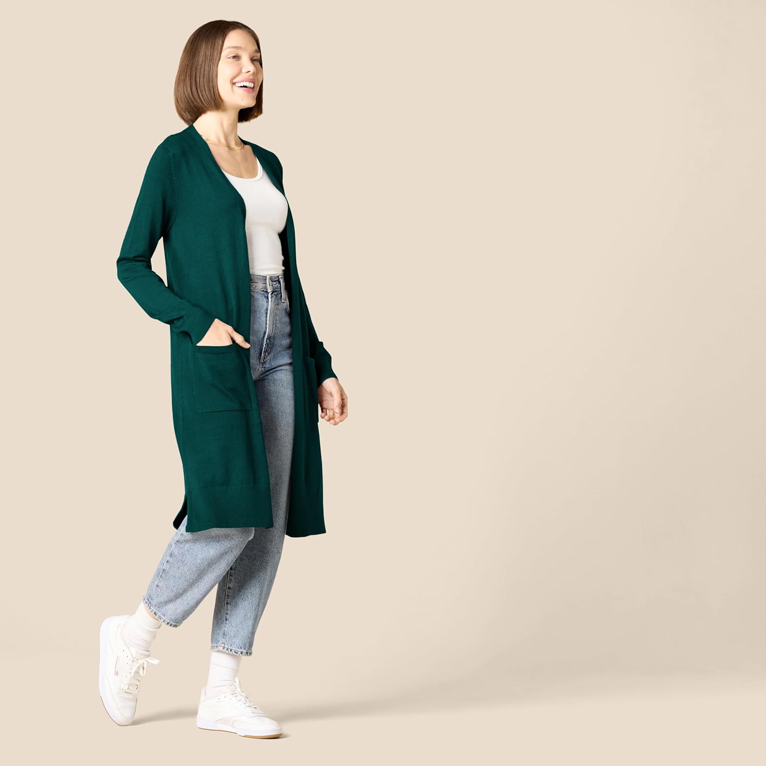 Women's lightweight long-sleeved cardigan