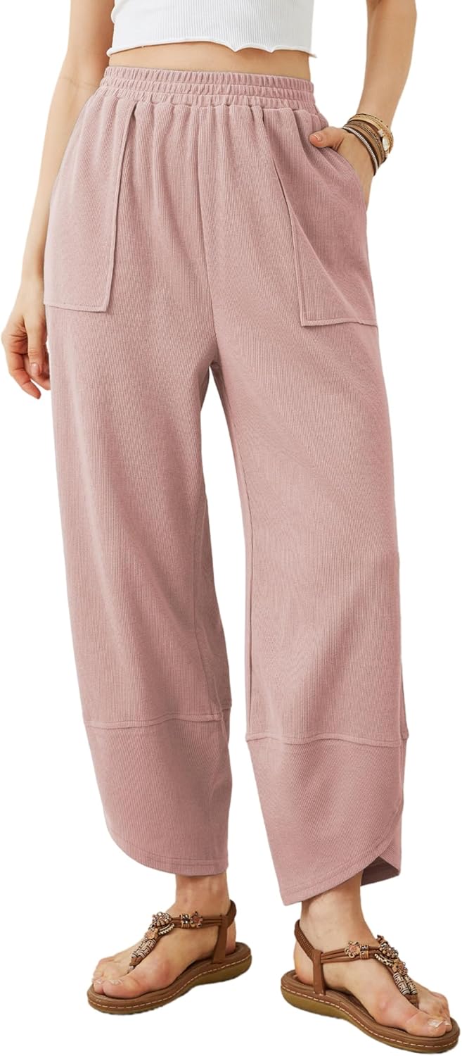 Casual Elastic Palazzo Harem Pants