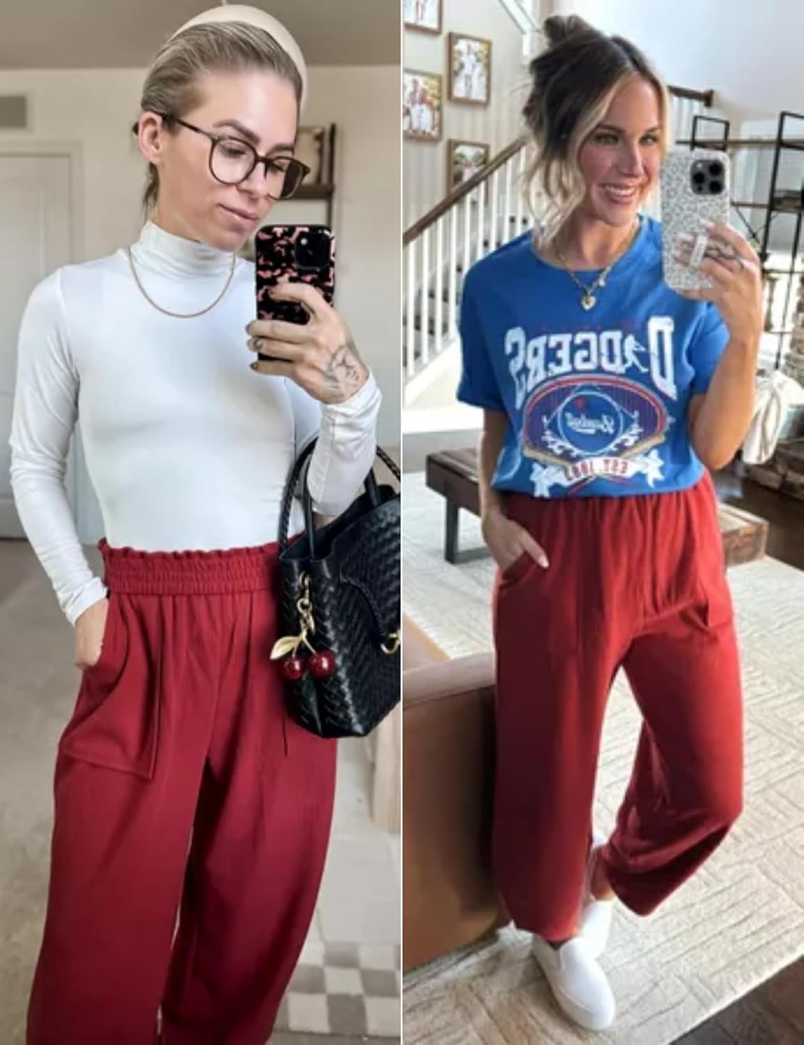 Casual Elastic Palazzo Harem Pants