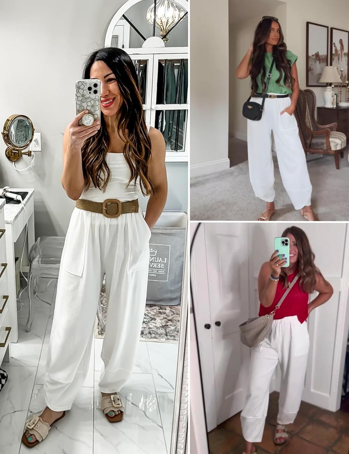 Casual Elastic Palazzo Harem Pants