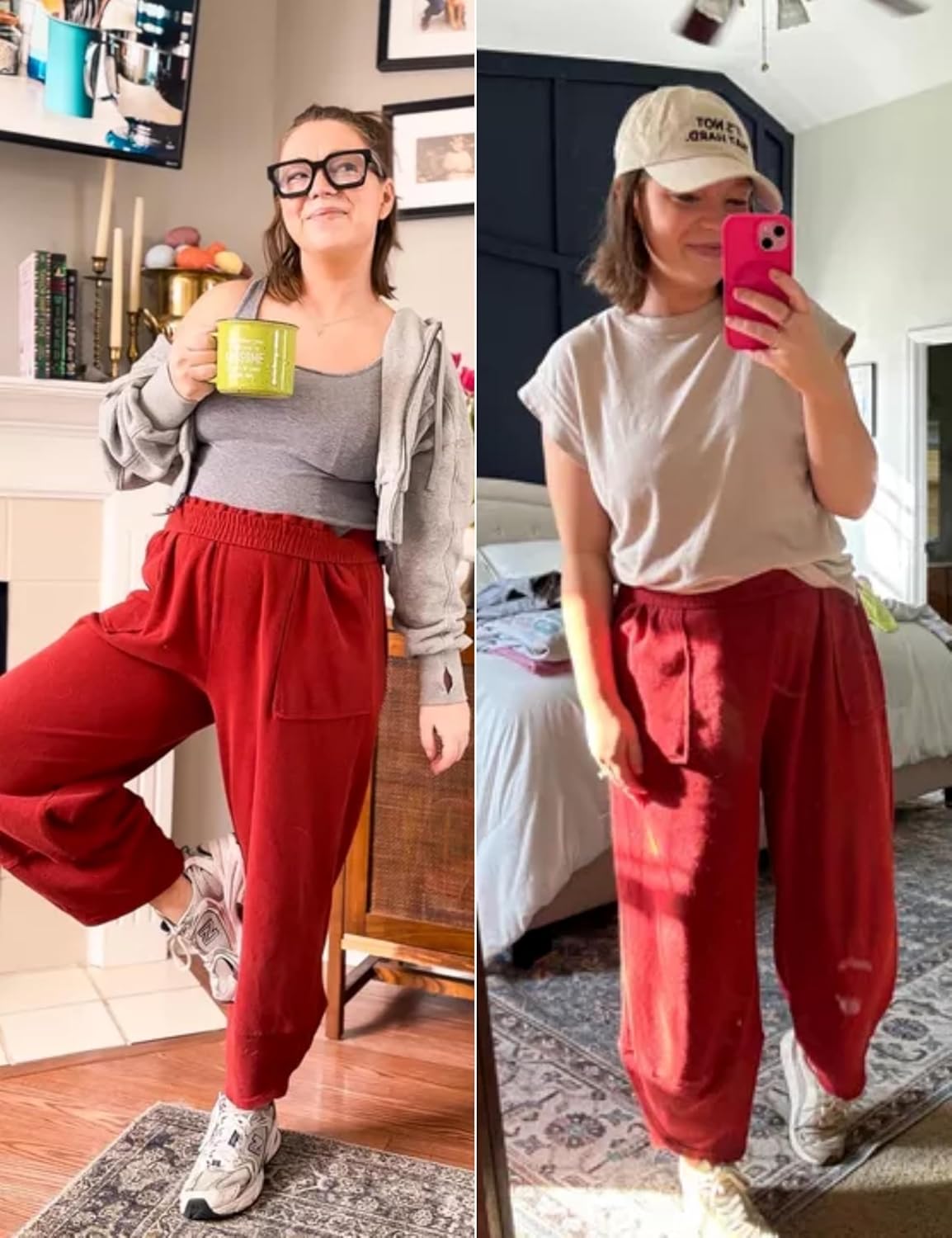 Casual Elastic Palazzo Harem Pants