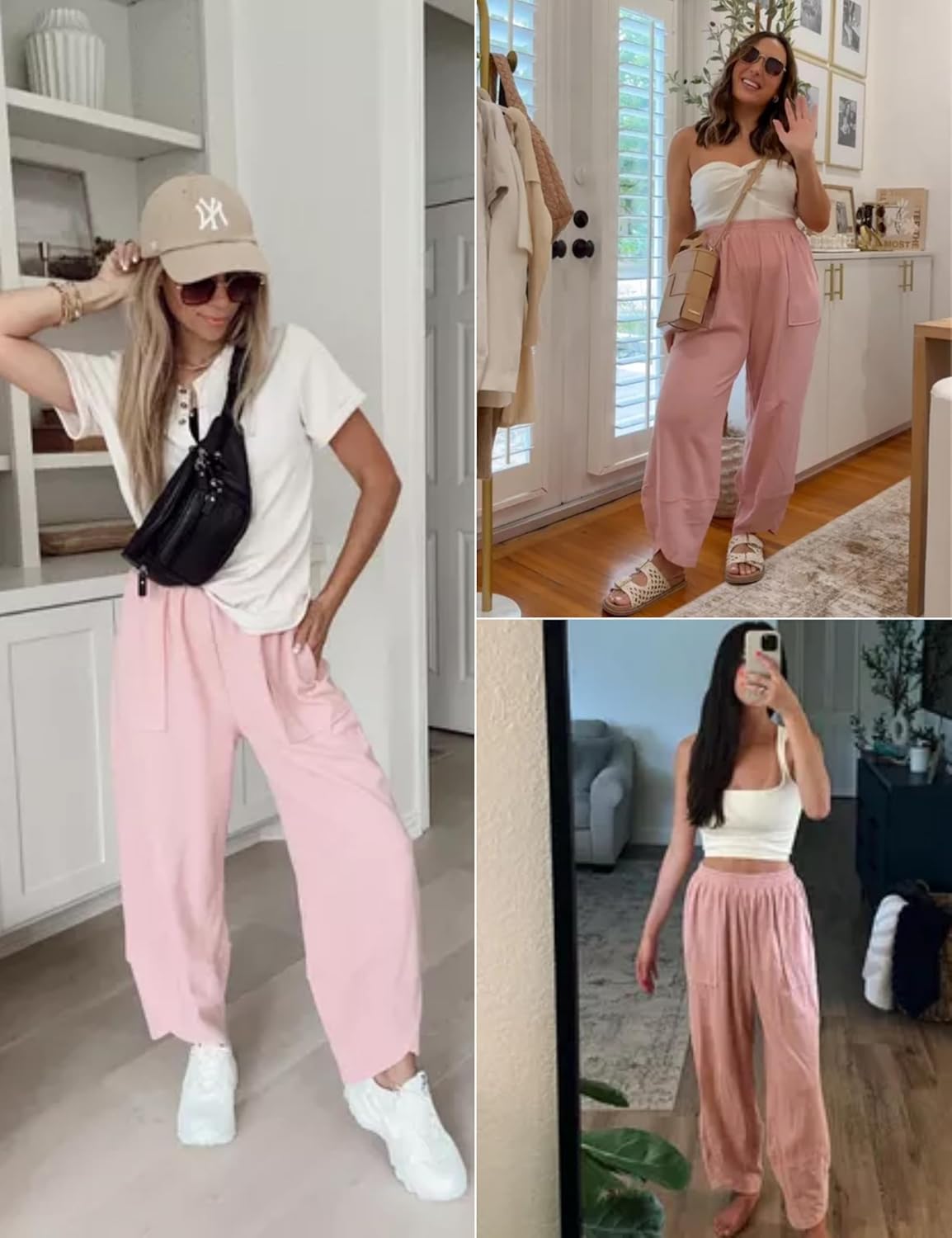 Casual Elastic Palazzo Harem Pants