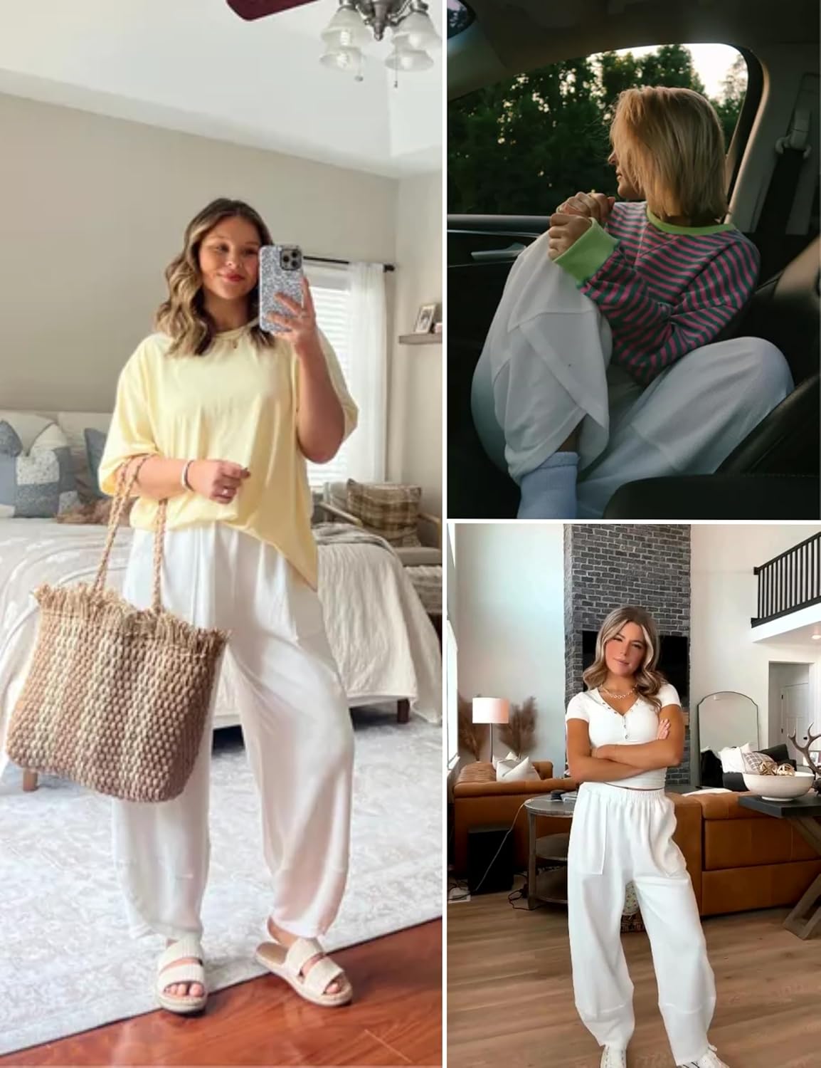 Casual Elastic Palazzo Harem Pants