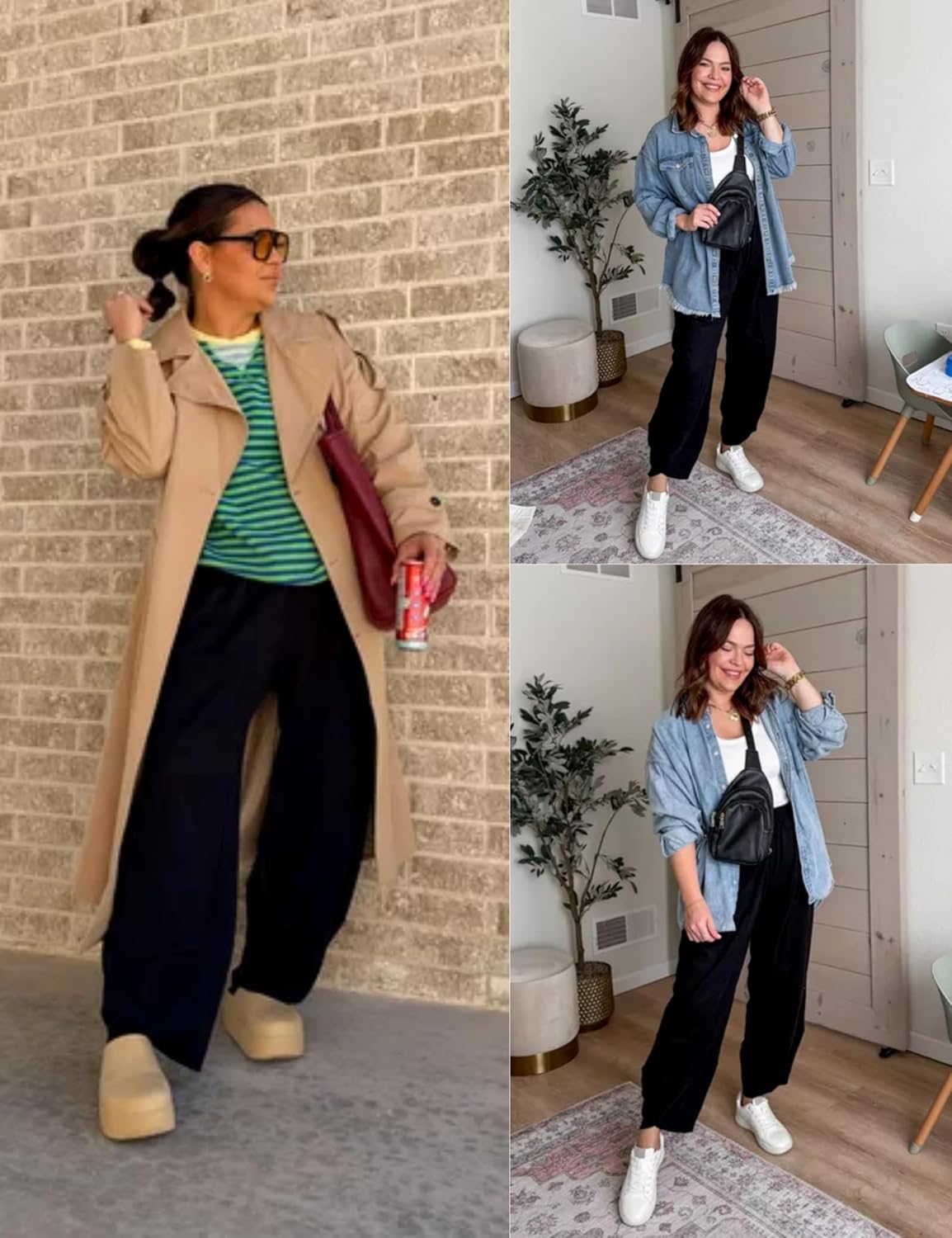 Casual Elastic Palazzo Harem Pants