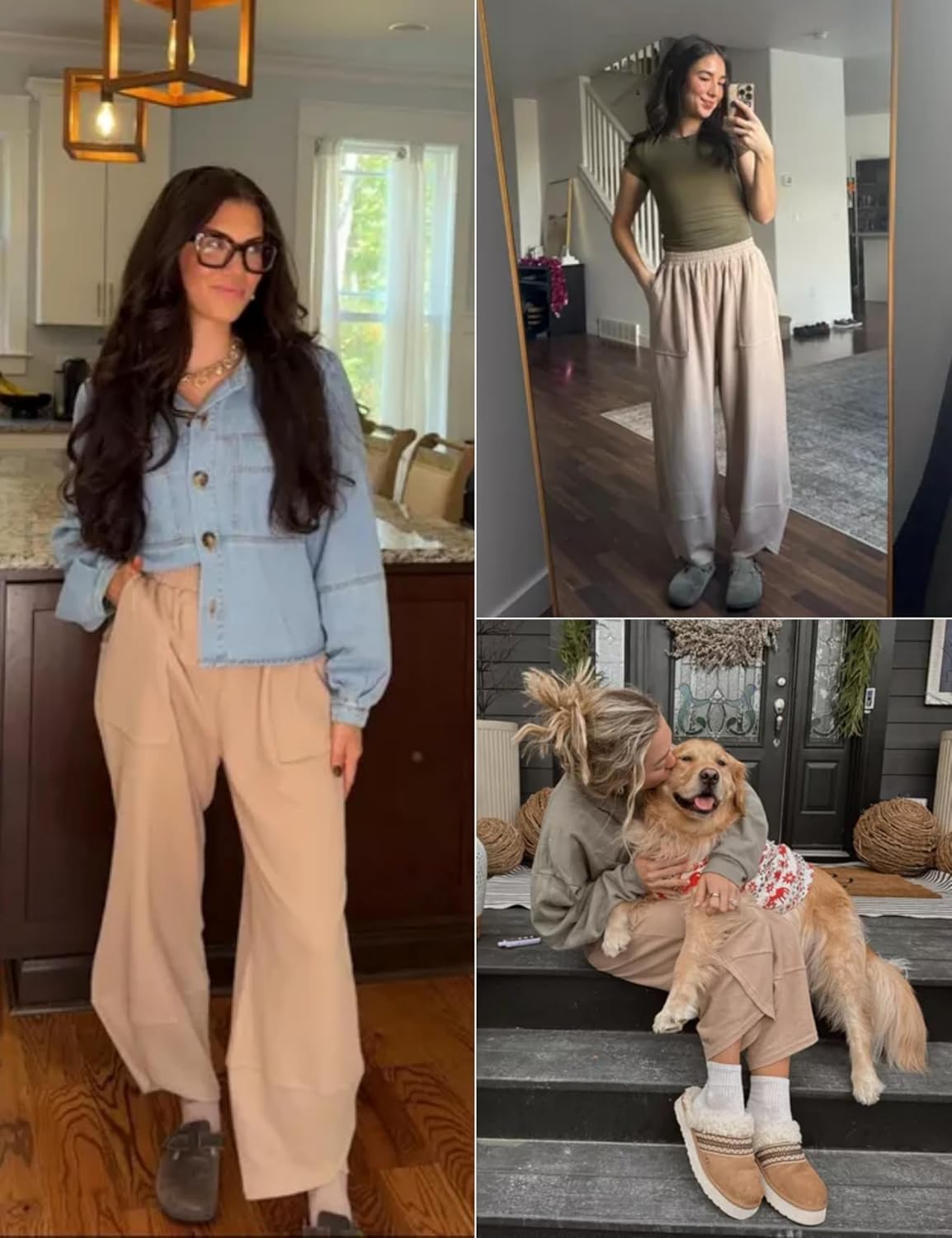 Casual Elastic Palazzo Harem Pants