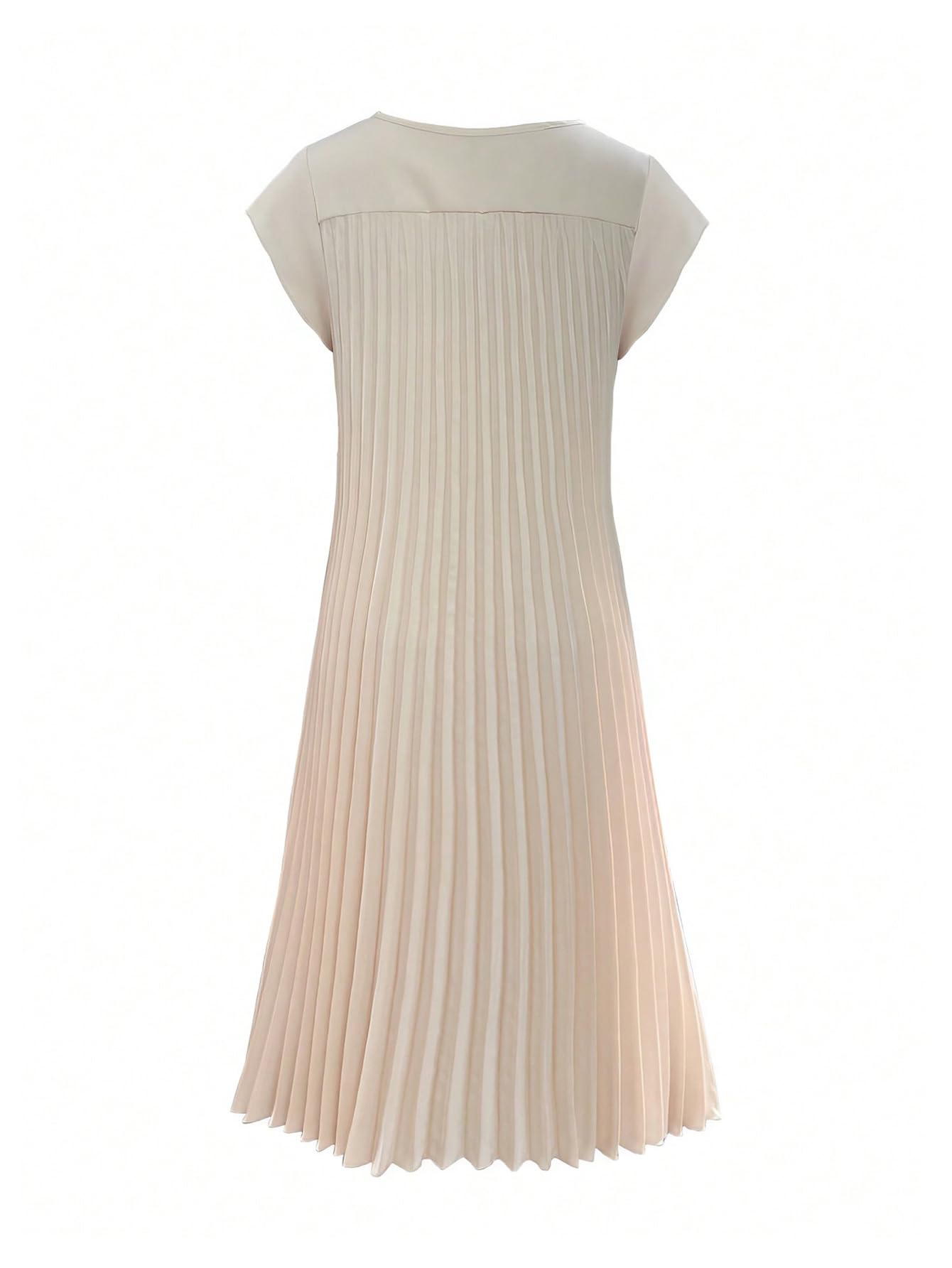 Pleated Church Maxi Dress
