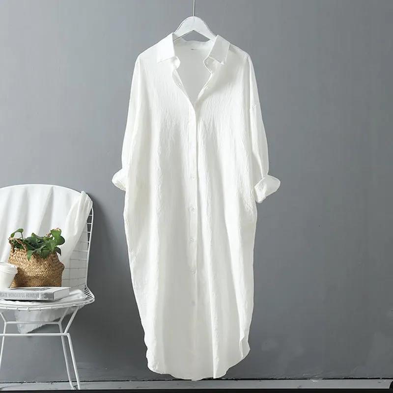 Cotton Linen Versatile Loose Casual Tunic Shirt