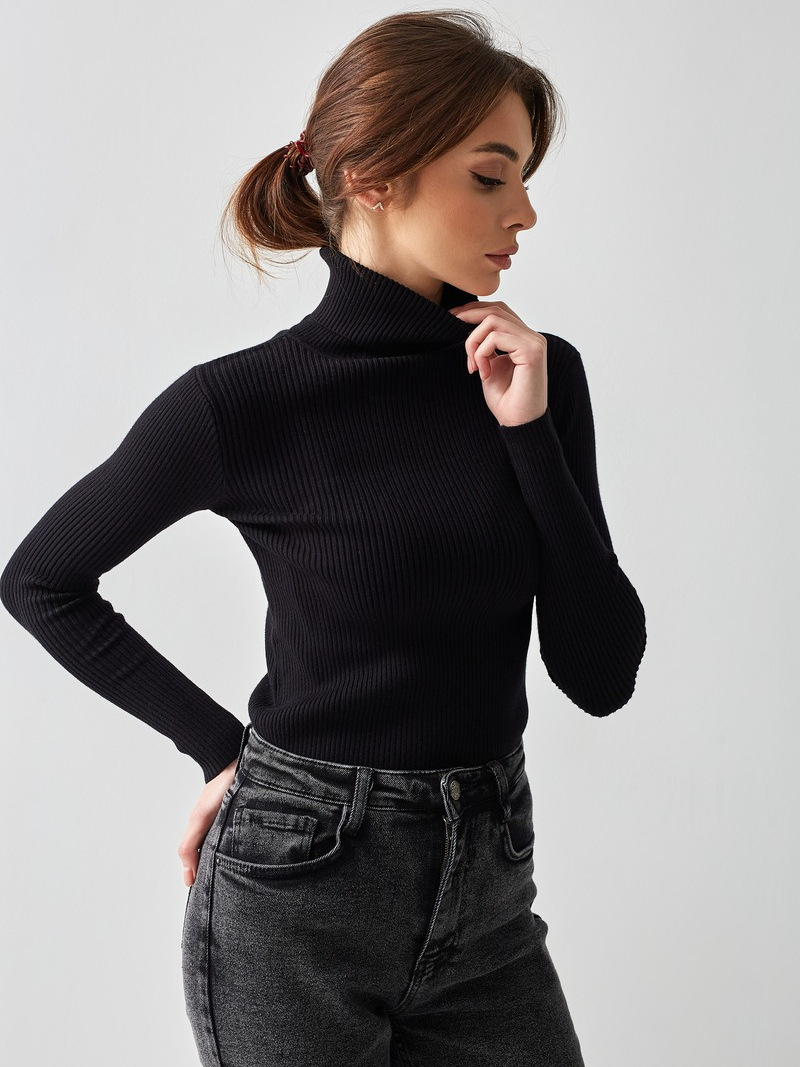 Cross-border turtleneck sweater knitted bottoming shirt Europe and America 2023 Amazon autumn knitted sweater turtleneck pullover sweater for women