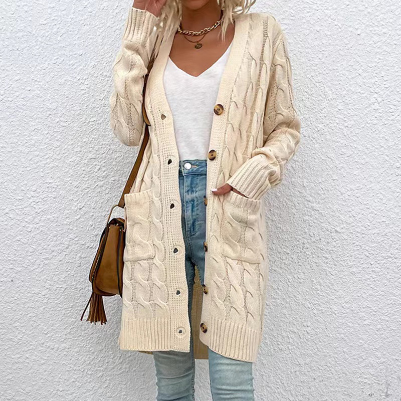 Knitted Button Down Cardigan