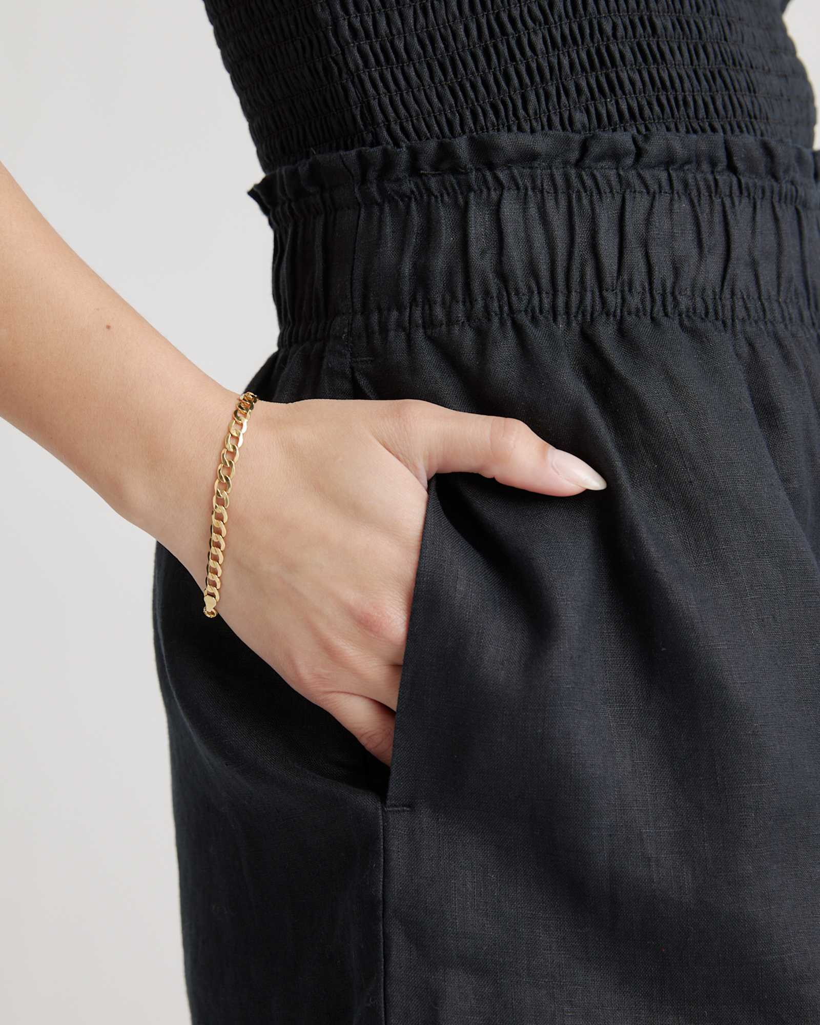 100% European Linen High Waisted Shorts