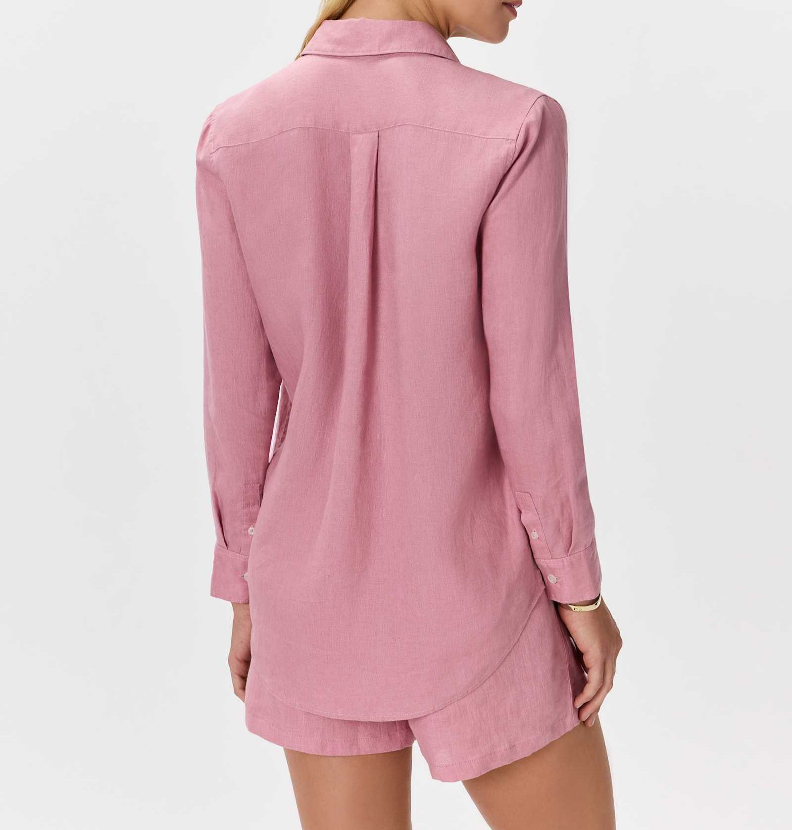 100% European Linen Long Sleeve Shirt