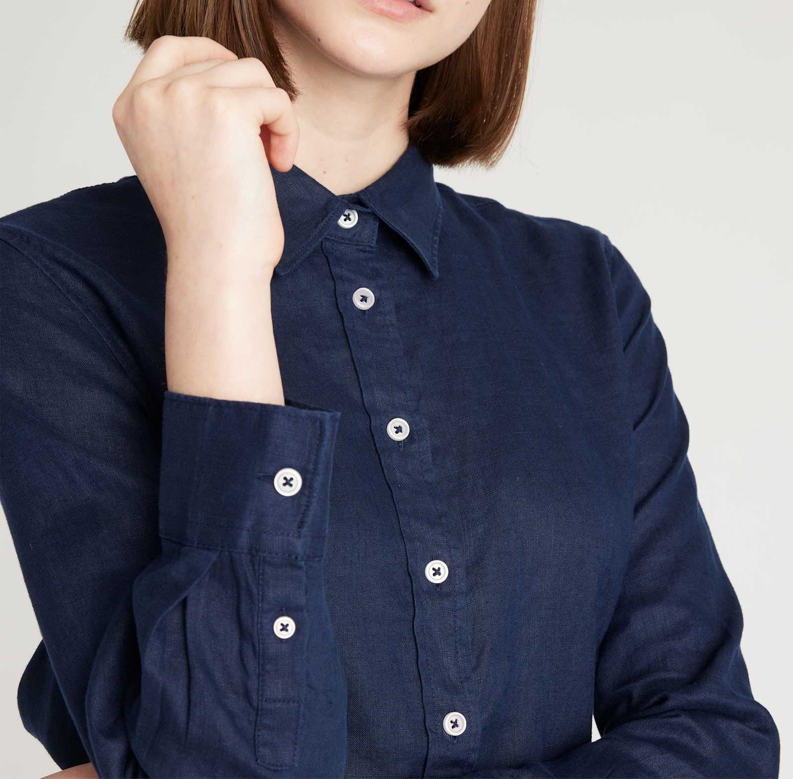 100% European Linen Long Sleeve Shirt