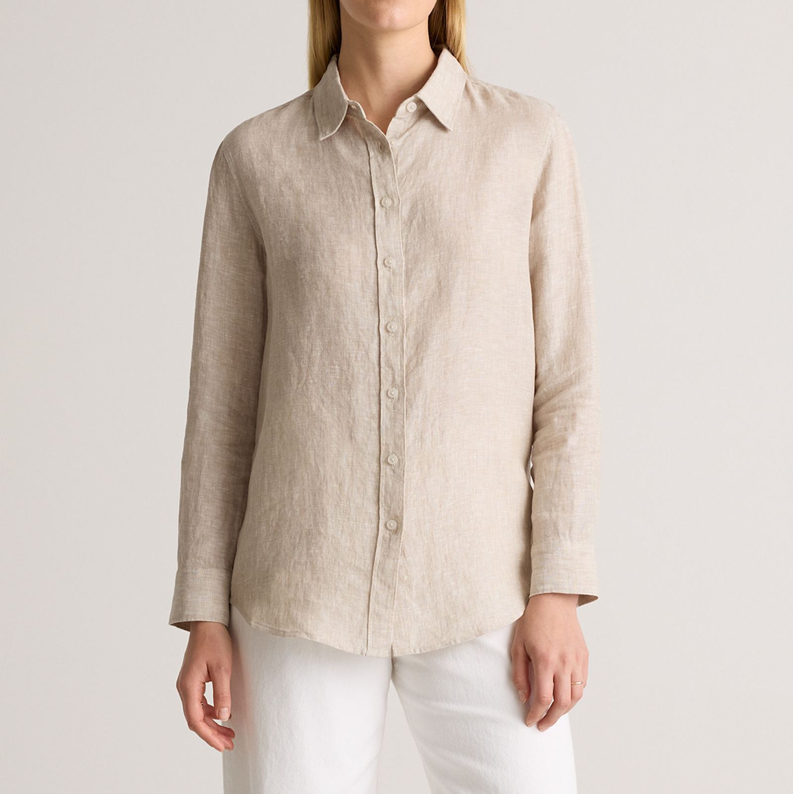 100% European Linen Long Sleeve Shirt