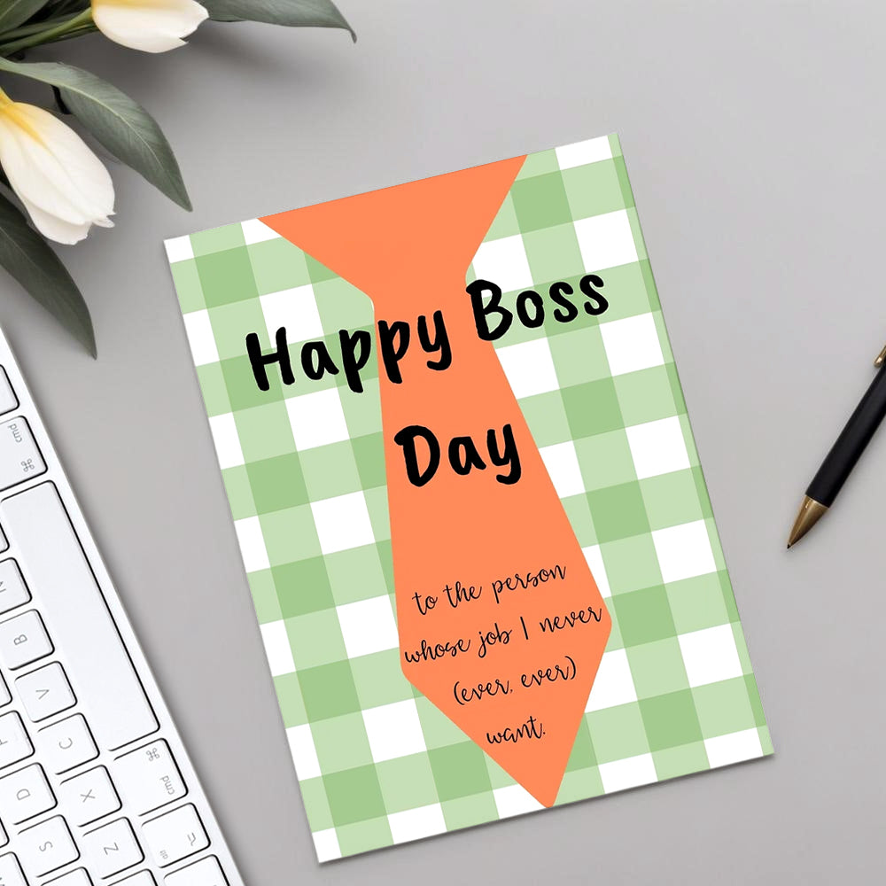 Funny Boss's Day Card Boss's Day Card Boss's Birthday Card Gift for Man ...