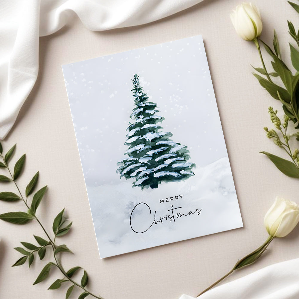 Christmas Tree Card Celebrate Christmas Best Gift