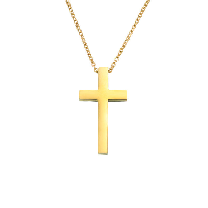 Cyberpunk Edgerunners David Martinez Gold Cross Pendant Necklace