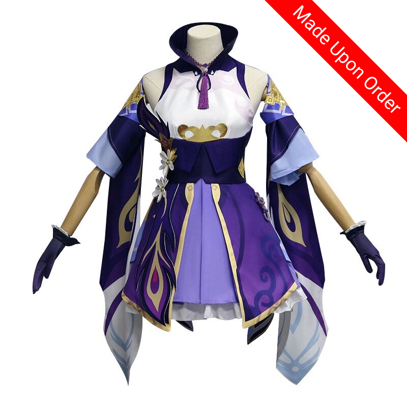 Genshin Impact Keqing Cosplay Costume (Budget)