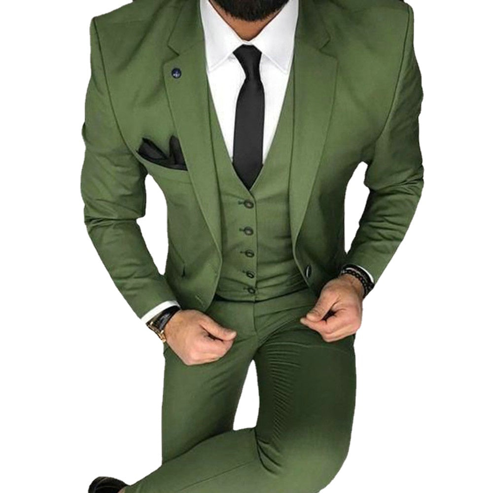 Coat Pant Designs Light Green Men Suit Business Slim Fit Formal Groom 3 Piece Wedding Suits Tuxedo Custom Terno Masculino