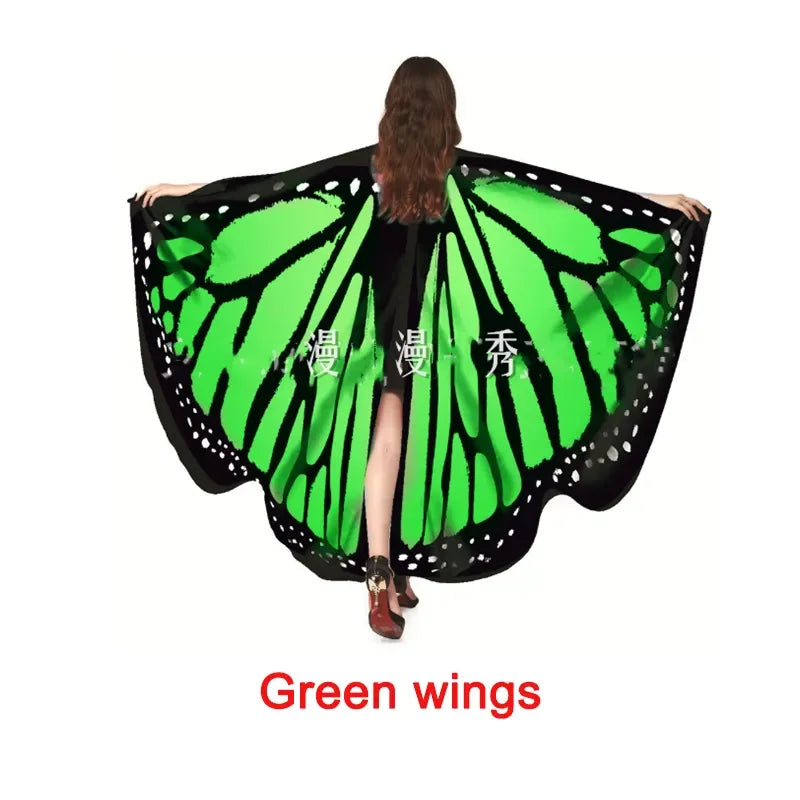 Adult Nightclub Female Singer Sexy Butterfly Wings Jumpsuit Gogo Dancer Rave Outfit Jazz Dance Bodysuit