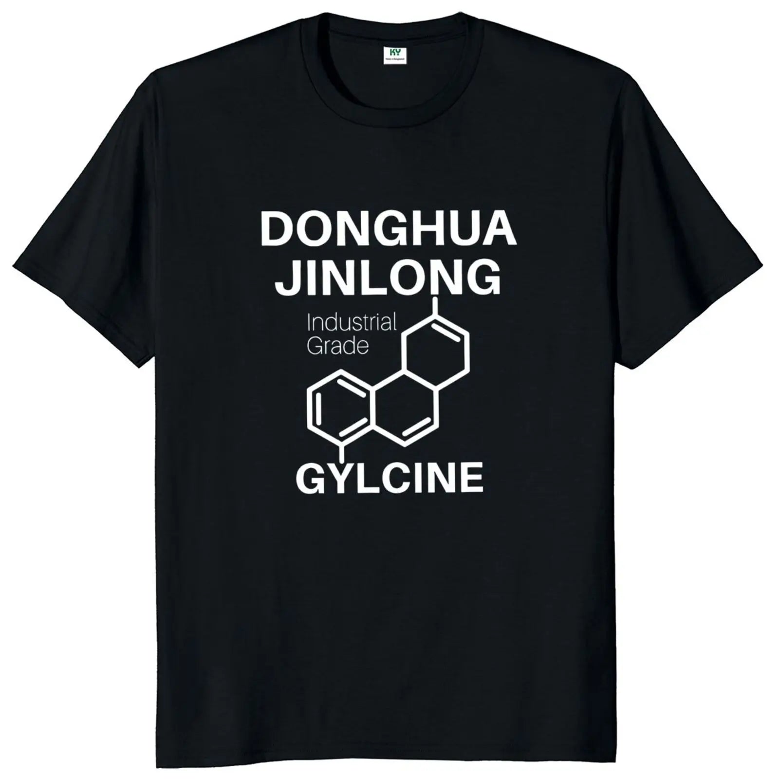 Donghua-Jinlong Meme T-shirt Funny Pop Trend Y2k Streetwear 100% Cotton Casual Unisex Soft T Shirt For Men Women EU Size