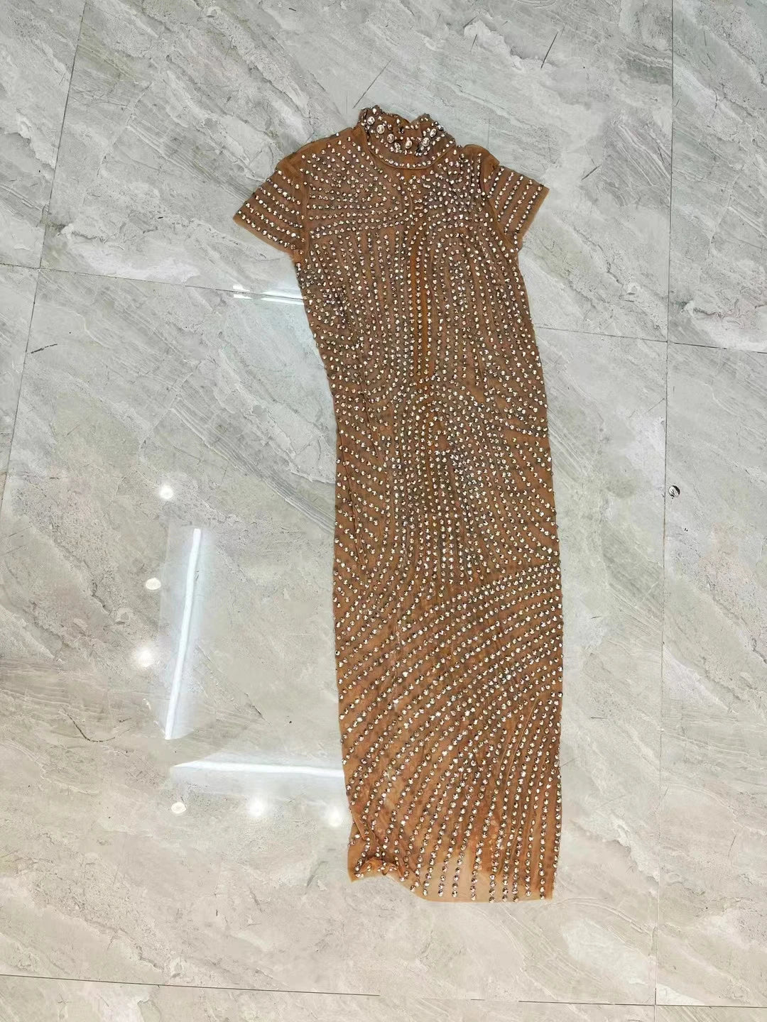 Fashion Sparkly Silver Crystals Women Cocktail Gowns Sexy See Through Black Girls Short Prom Dresses for Birthday Party