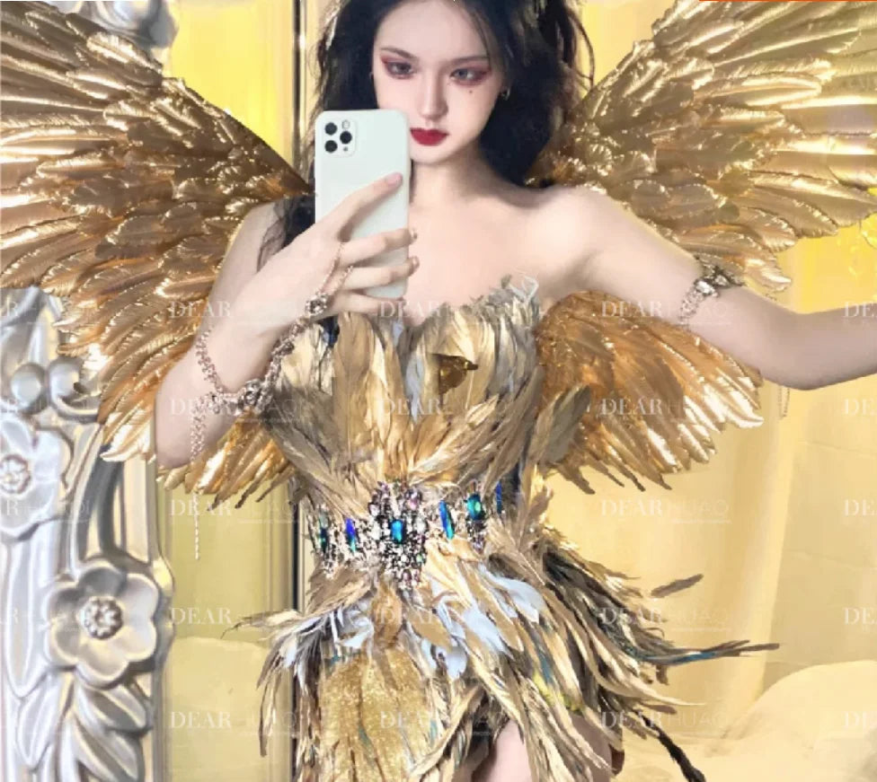 Golden Feather Nightclub Bar Annual Meeting Classic Dance Costume