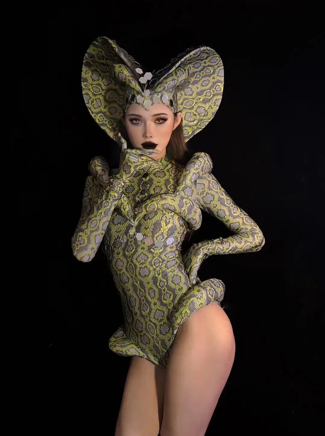 Halloween Women Snake Cosplay Costume Cool Stage Performance Club Bar Dance Wear Custom Made Outfit