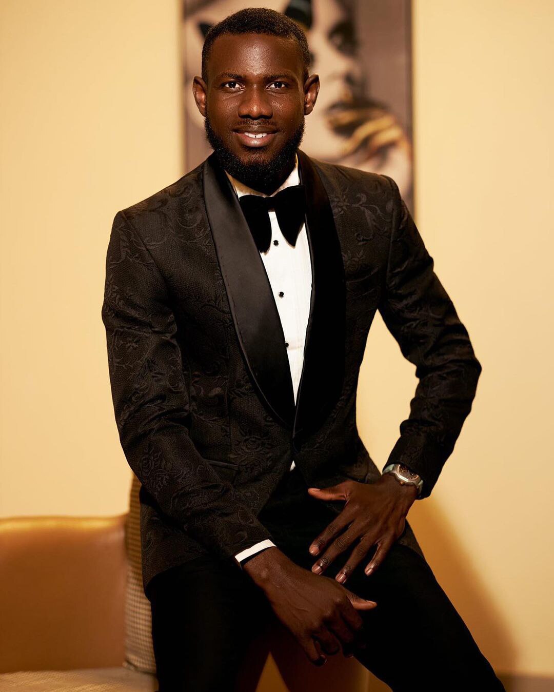 Men's Suits Tailored 2 Pieces Jacquard Blazer Pants One Button Wedding Satin Sheer Lapel Formal Custom Made Plus Size