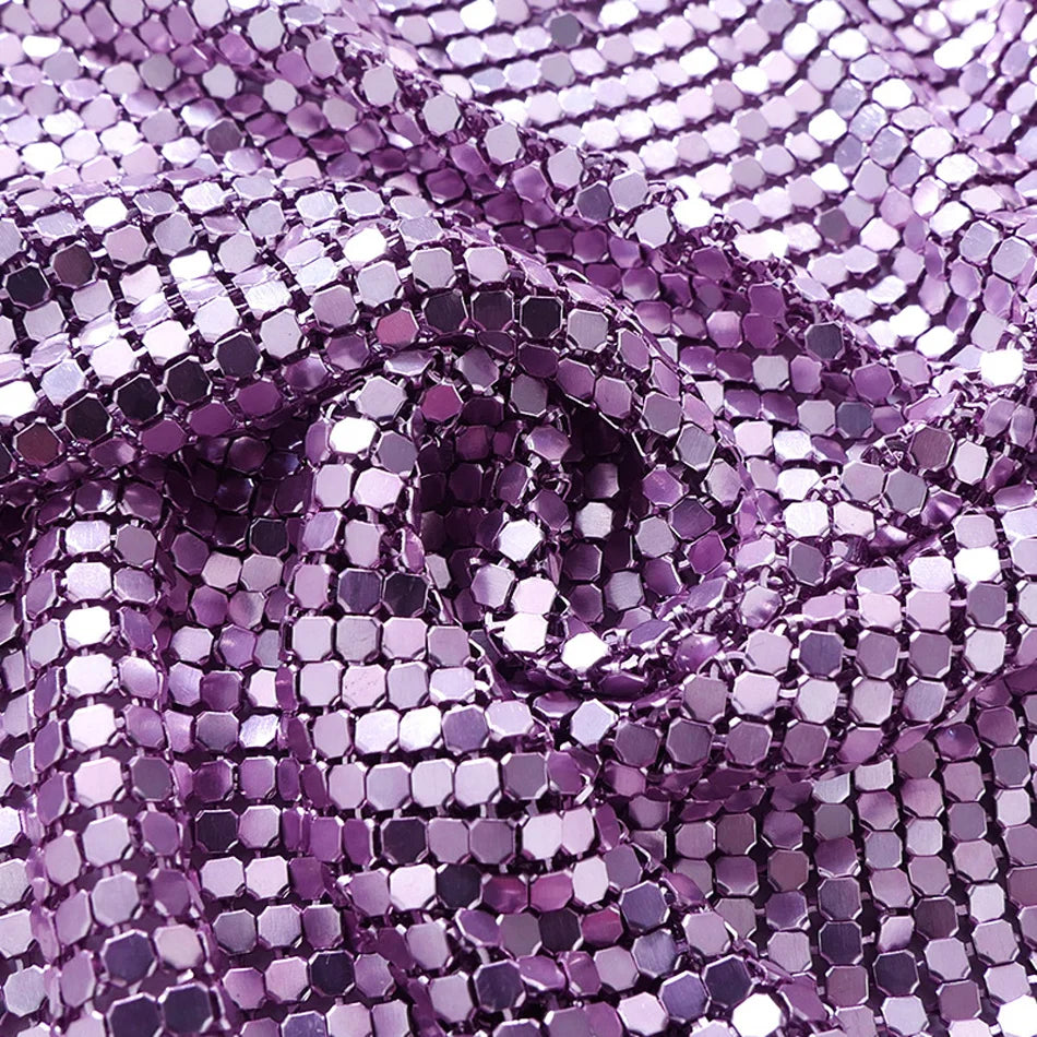 New Solid Color Luminous Sexy Chain Backless Slim Chain T-shirt