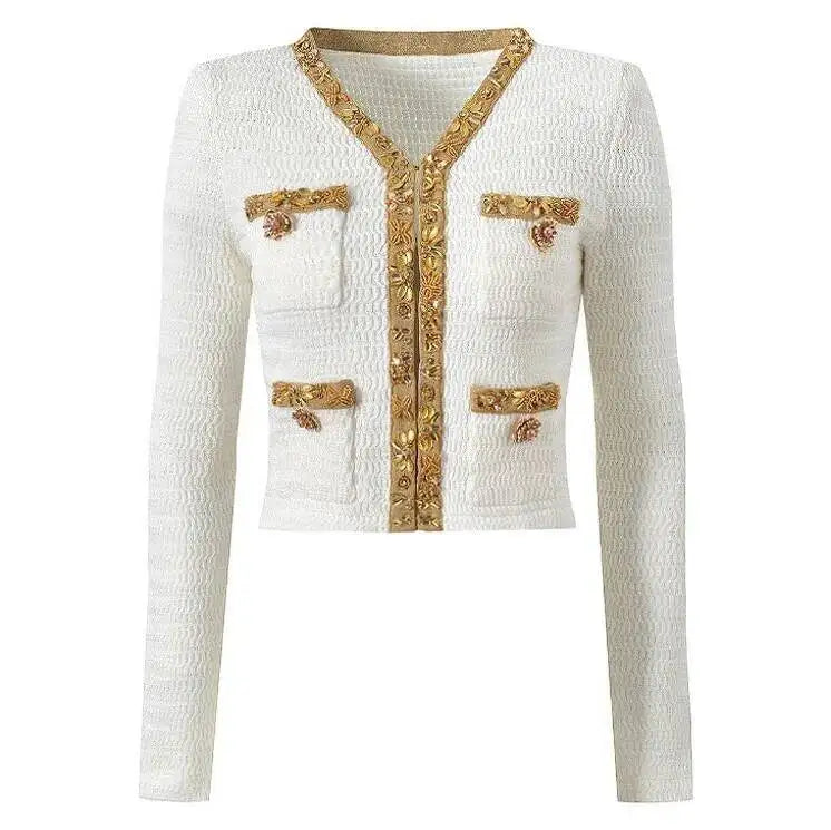 Luxury Crystal Long Evening Dresses Women 2 Piece Women Skirt Suits Beading Knitting Cardigans Sweater Long Pencil Skirts Sets