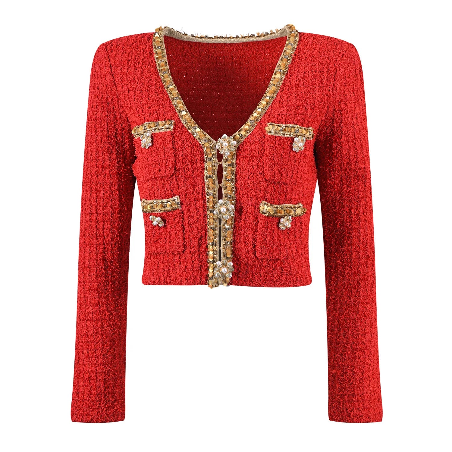 Luxury Crystal Long Evening Dresses Women 2 Piece Women Skirt Suits Beading Knitting Cardigans Sweater Long Pencil Skirts Sets