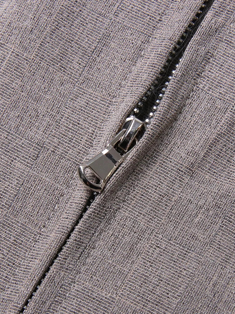 Hollow Out Chic Blazer For Women Notched Collar Long Sleeve Patchwork Single Breasted Blazers Female Fashion New