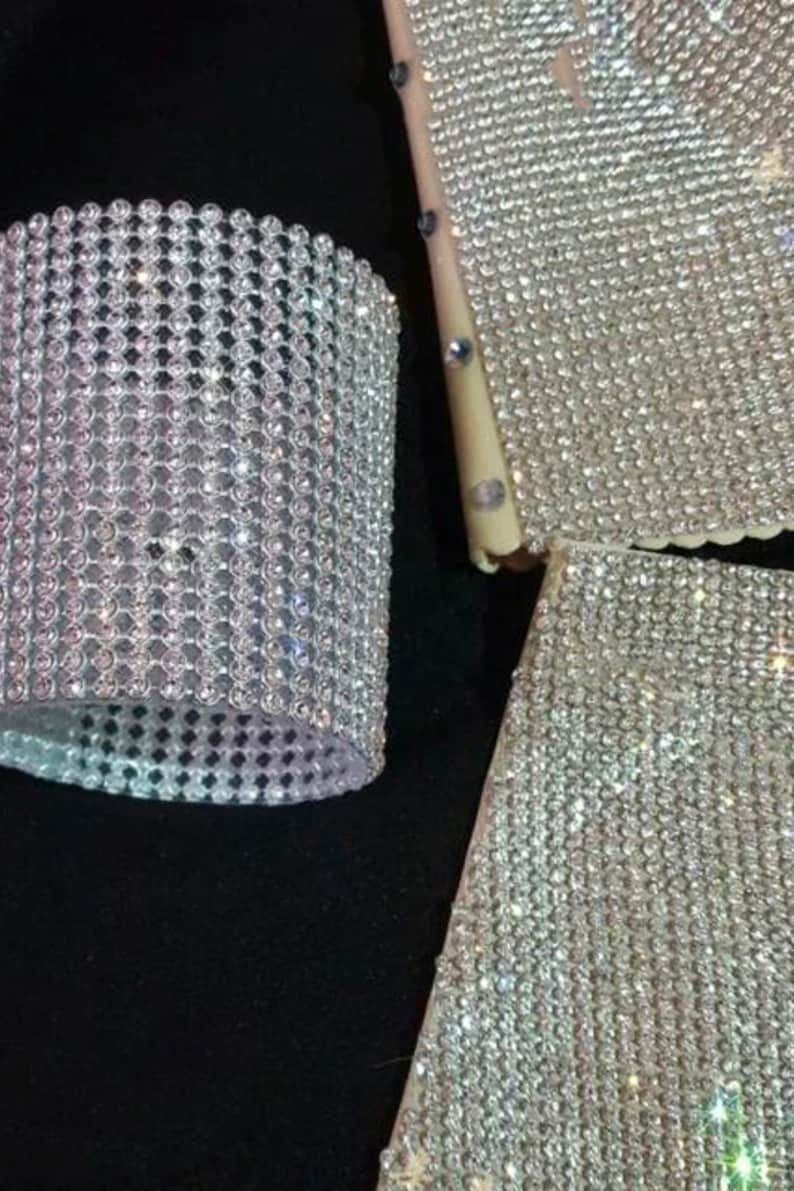 Sparkly Rhinestone Cabaret Glitter Lingerie Bikini Set