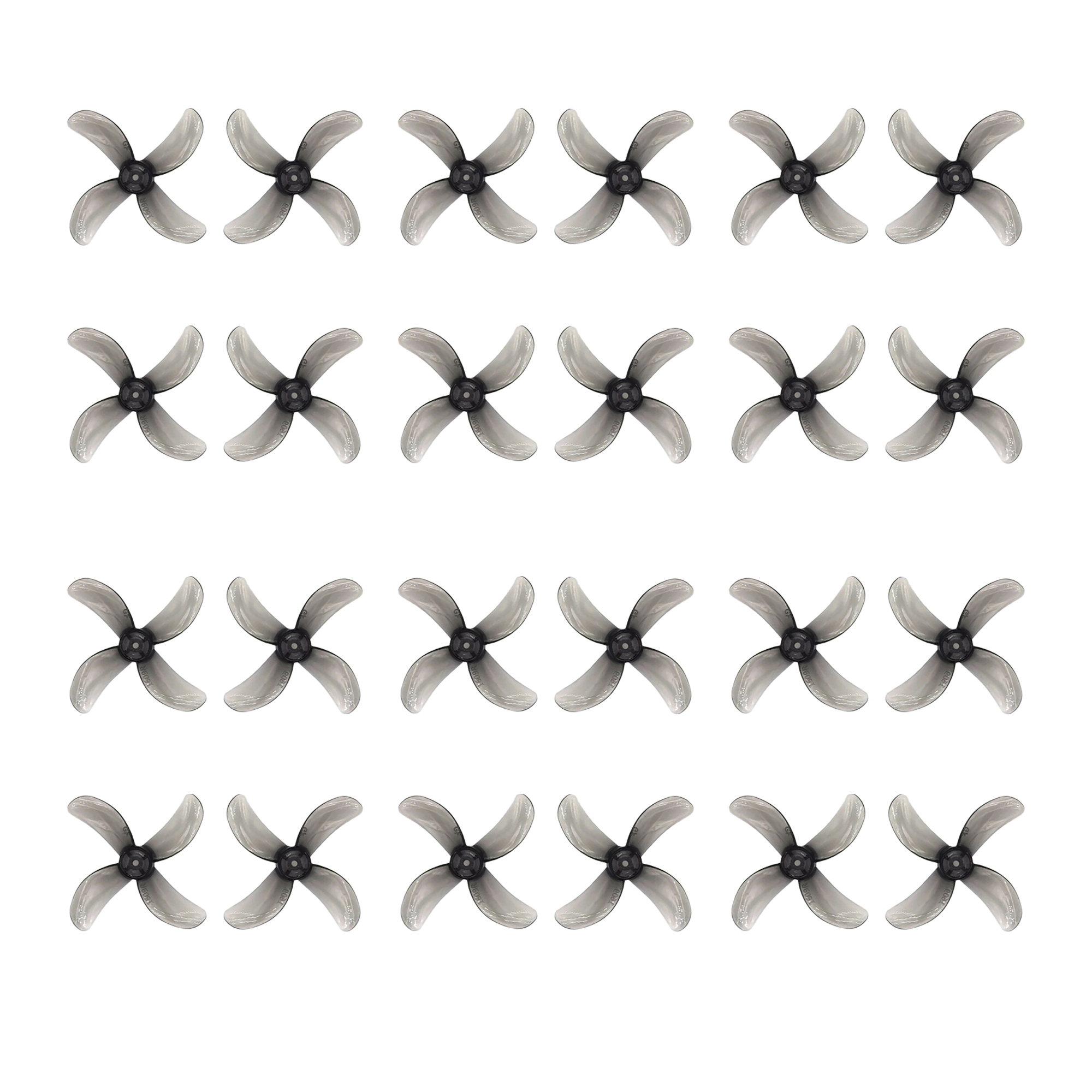 1609 - 4 Blade 40mm 1.5mm Shaft -- Set of 8