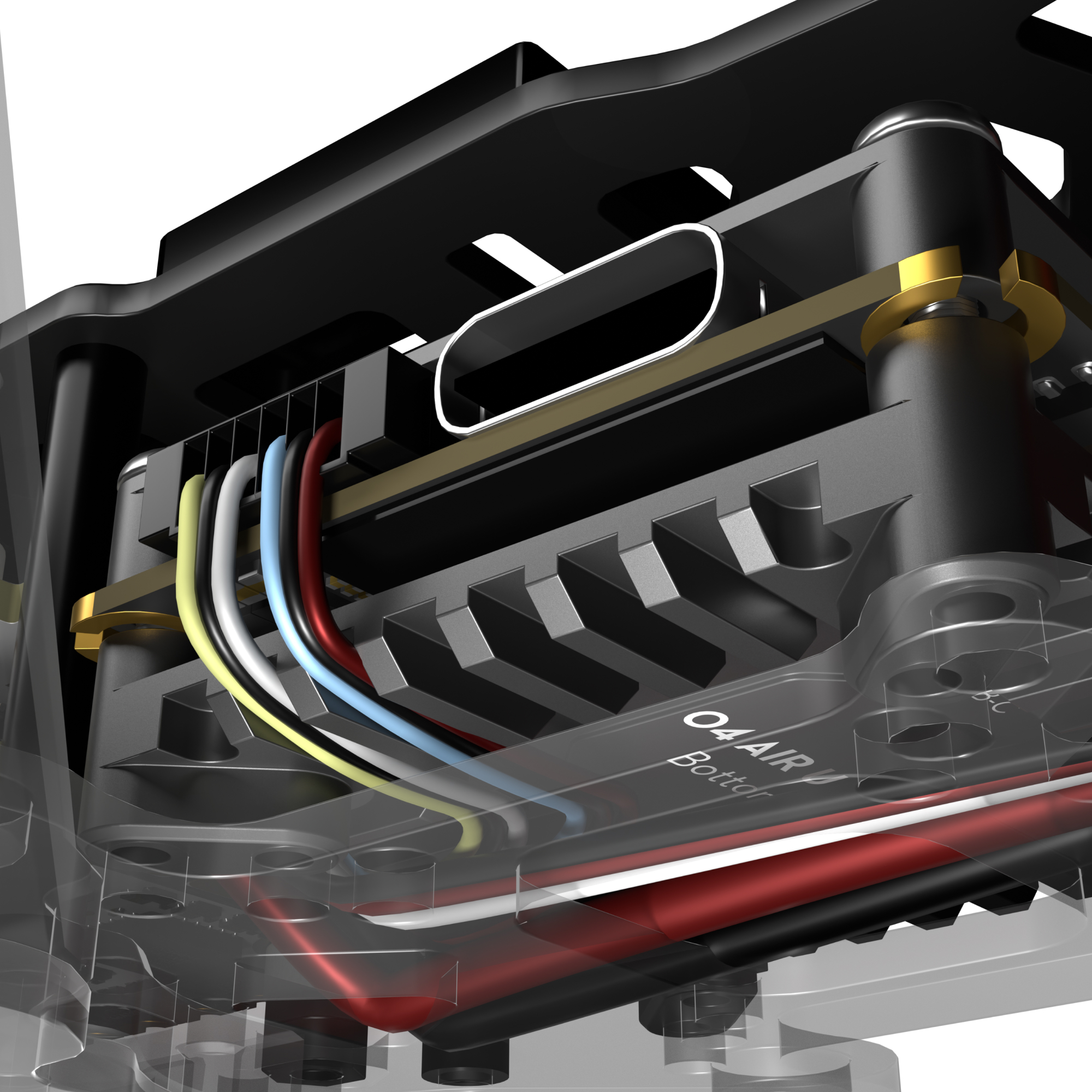 Flywoo O4 Air Unit Cooling CNC Kit