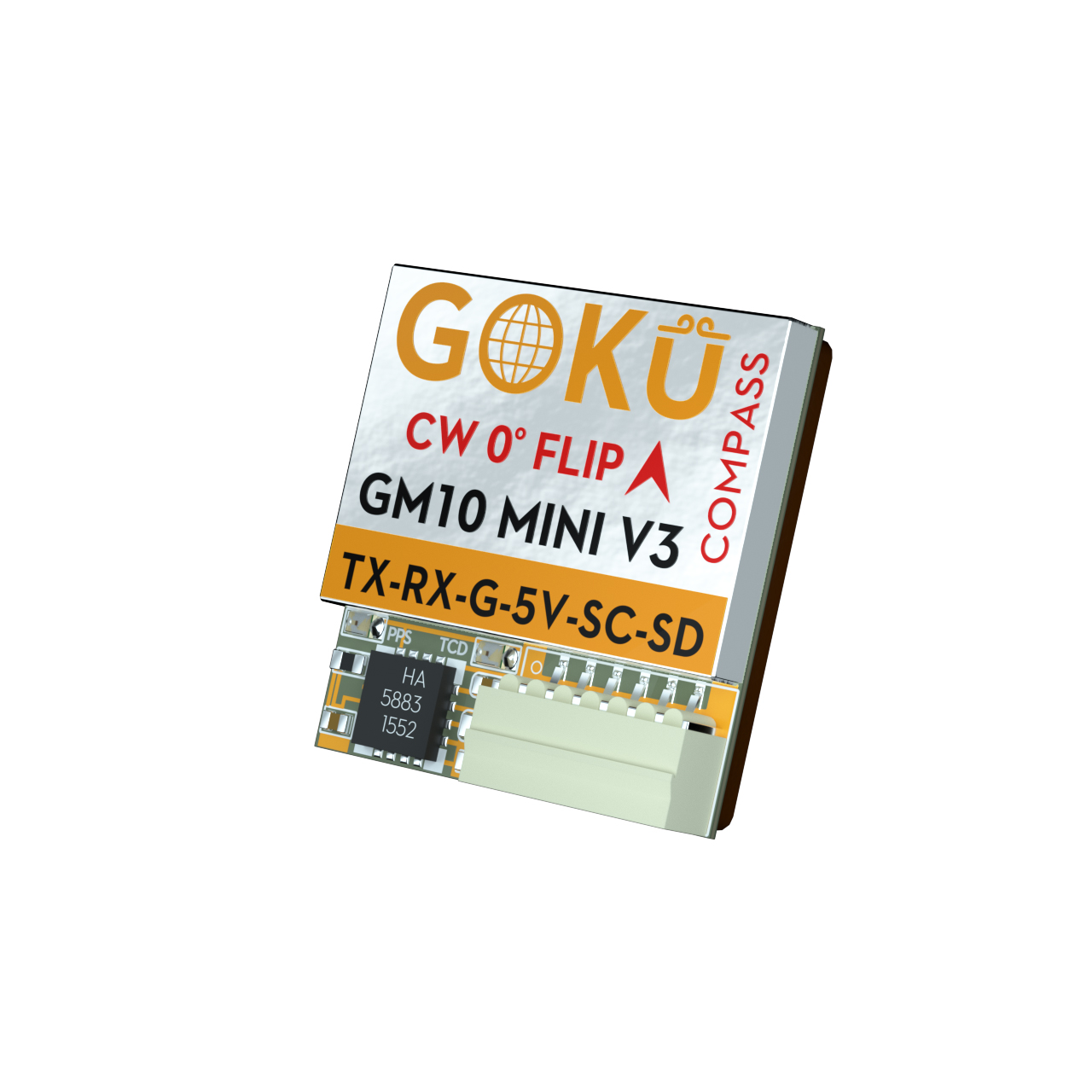 Flywoo GOKU GM10 Mini V3 GPS w/compass — 4.1 g GNSS with QMC5883L magnetometer for 2-5 inch FPV builds